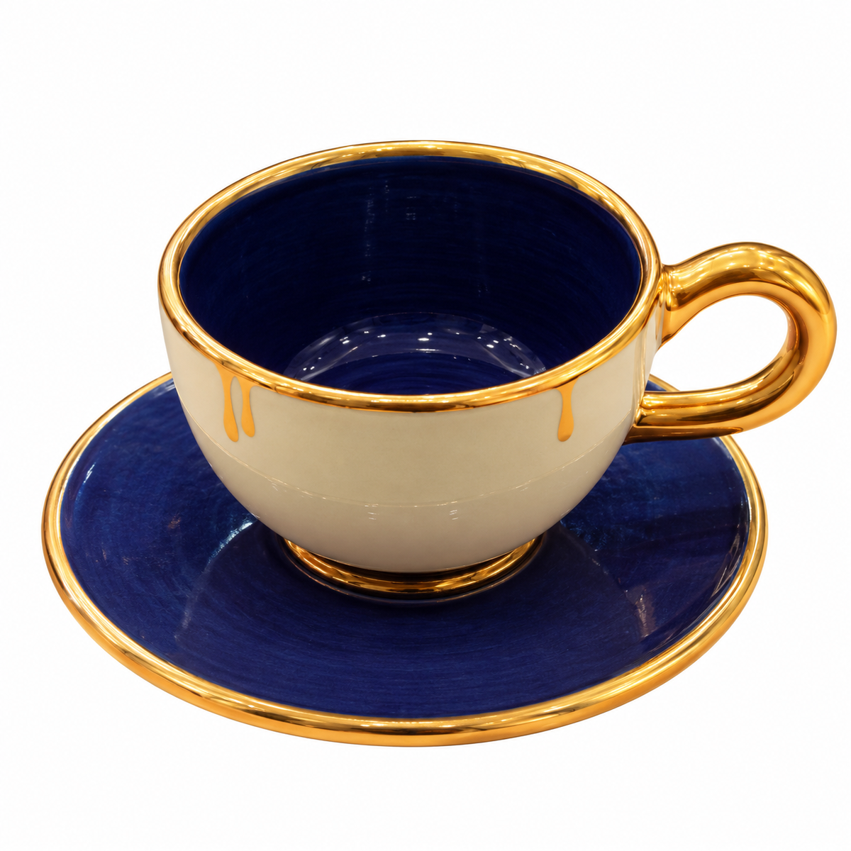 Tasse à café colorée – Bleu marine