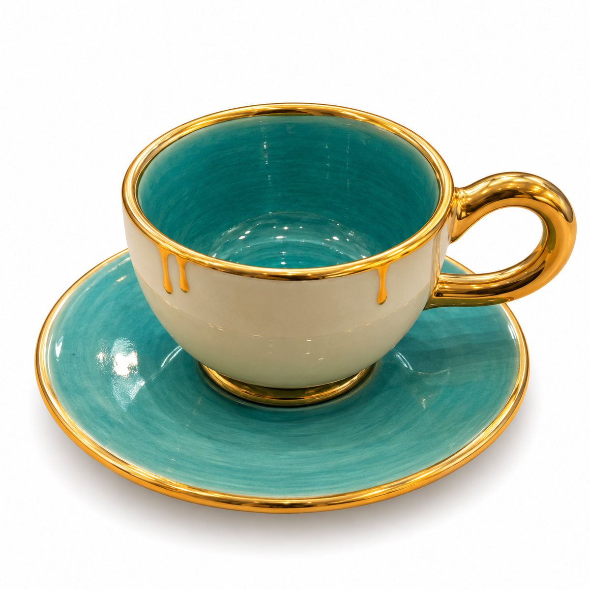 Tasse à café colorée – Turquoise
