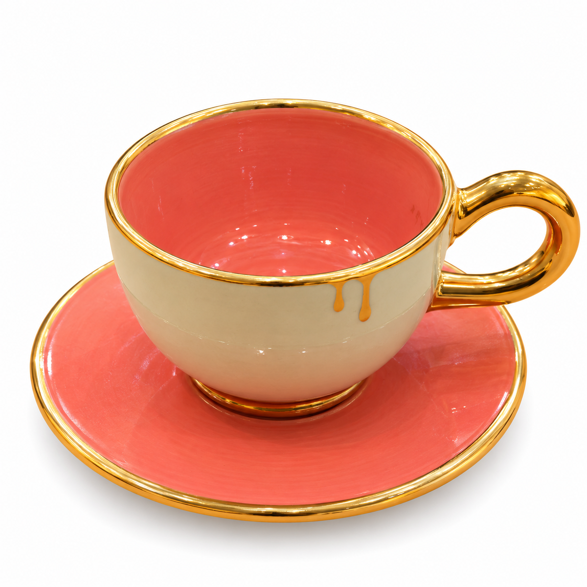 Tasse à café colorée – Rose