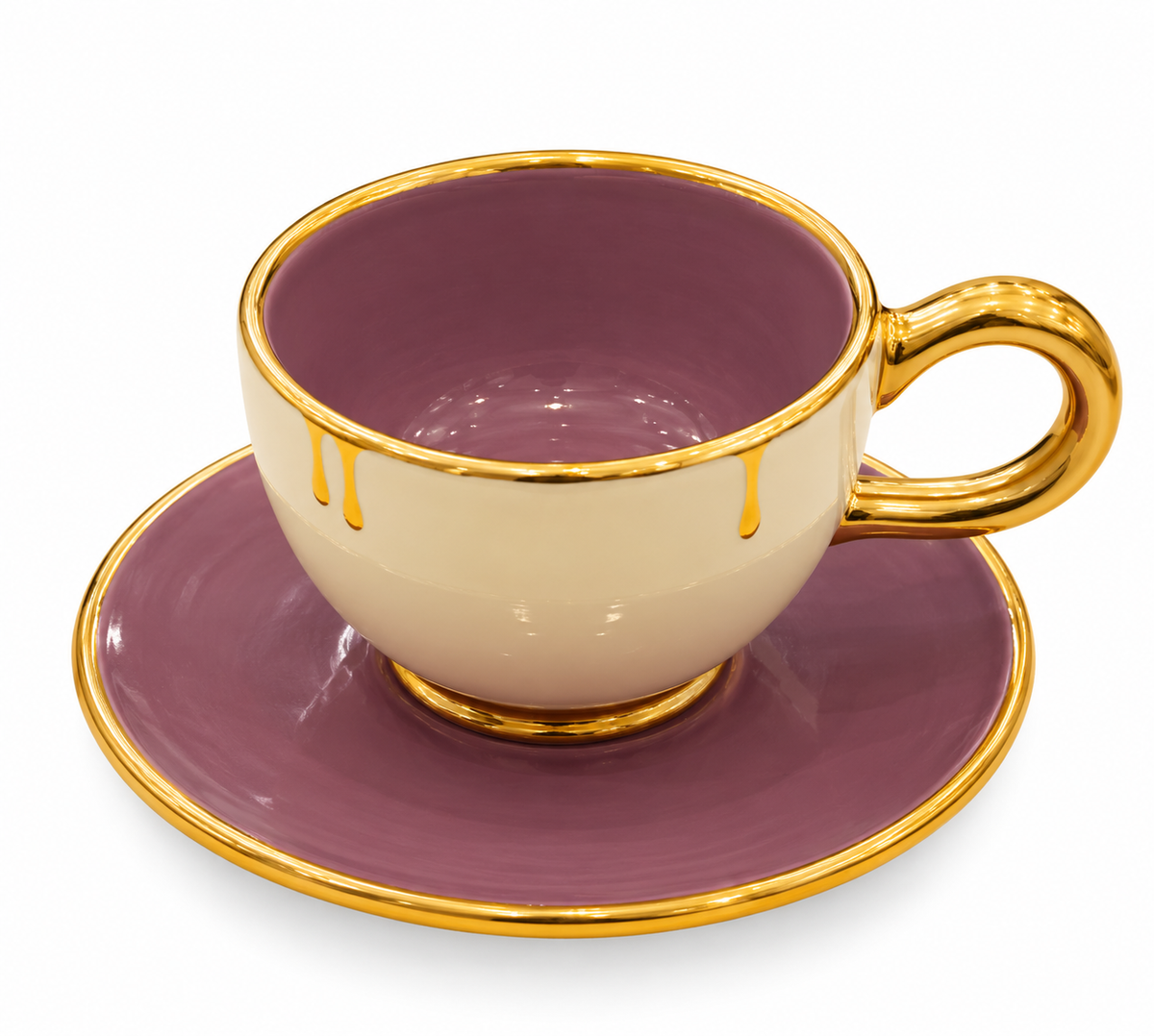 Tasse à café colorée – Violet