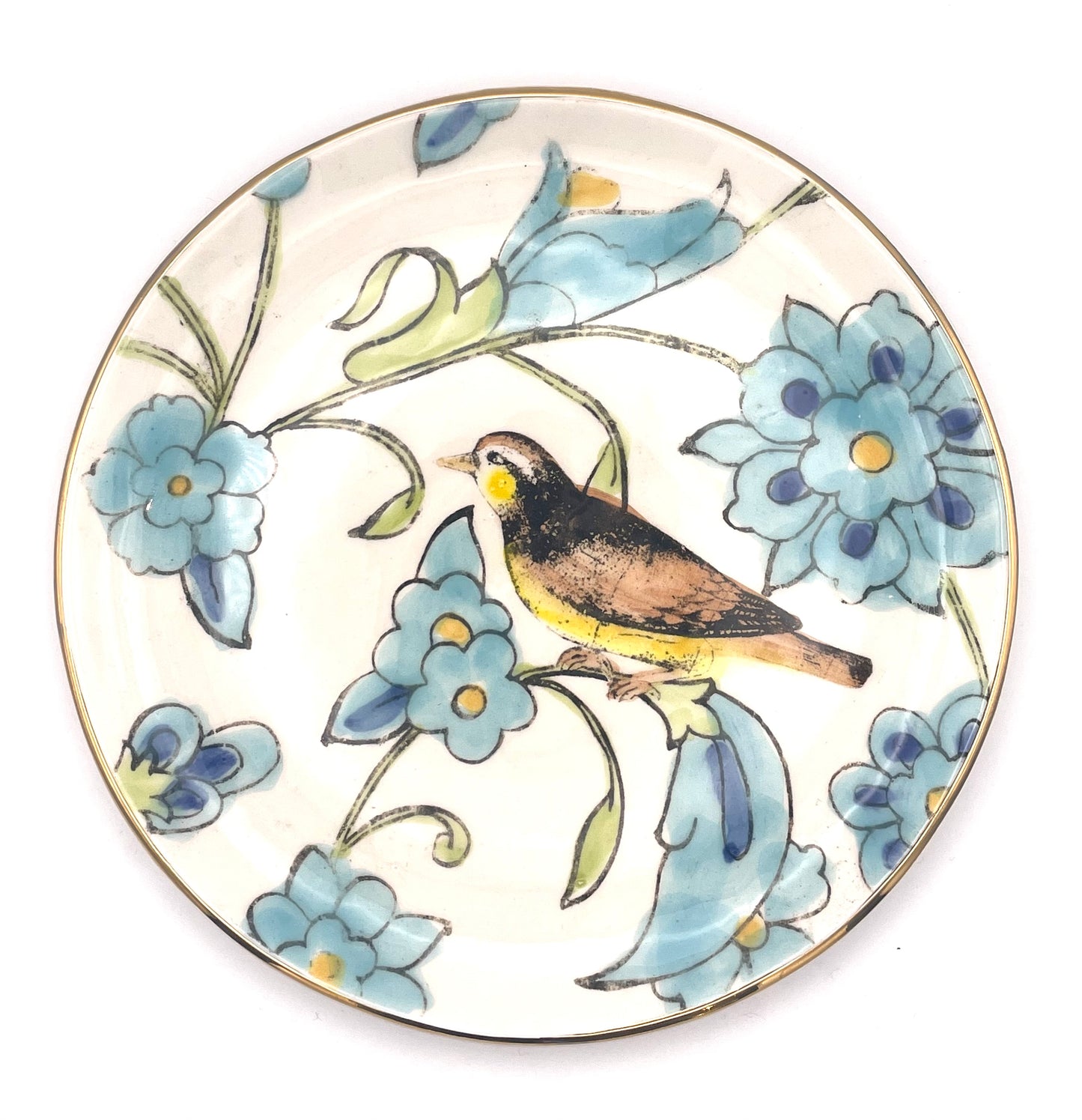 Assiette Rossignol Bleu