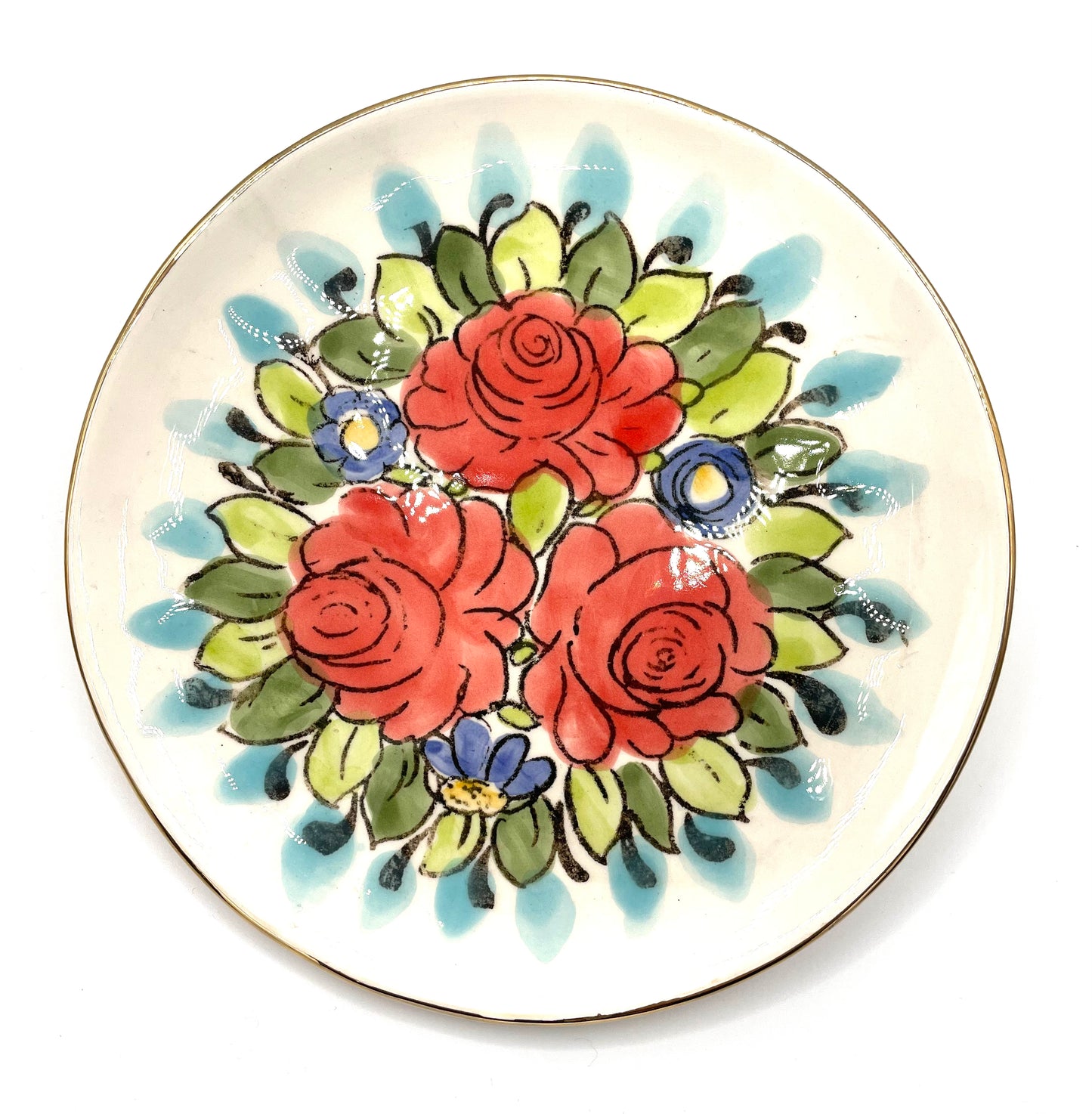 Assiette Rose Ispahan