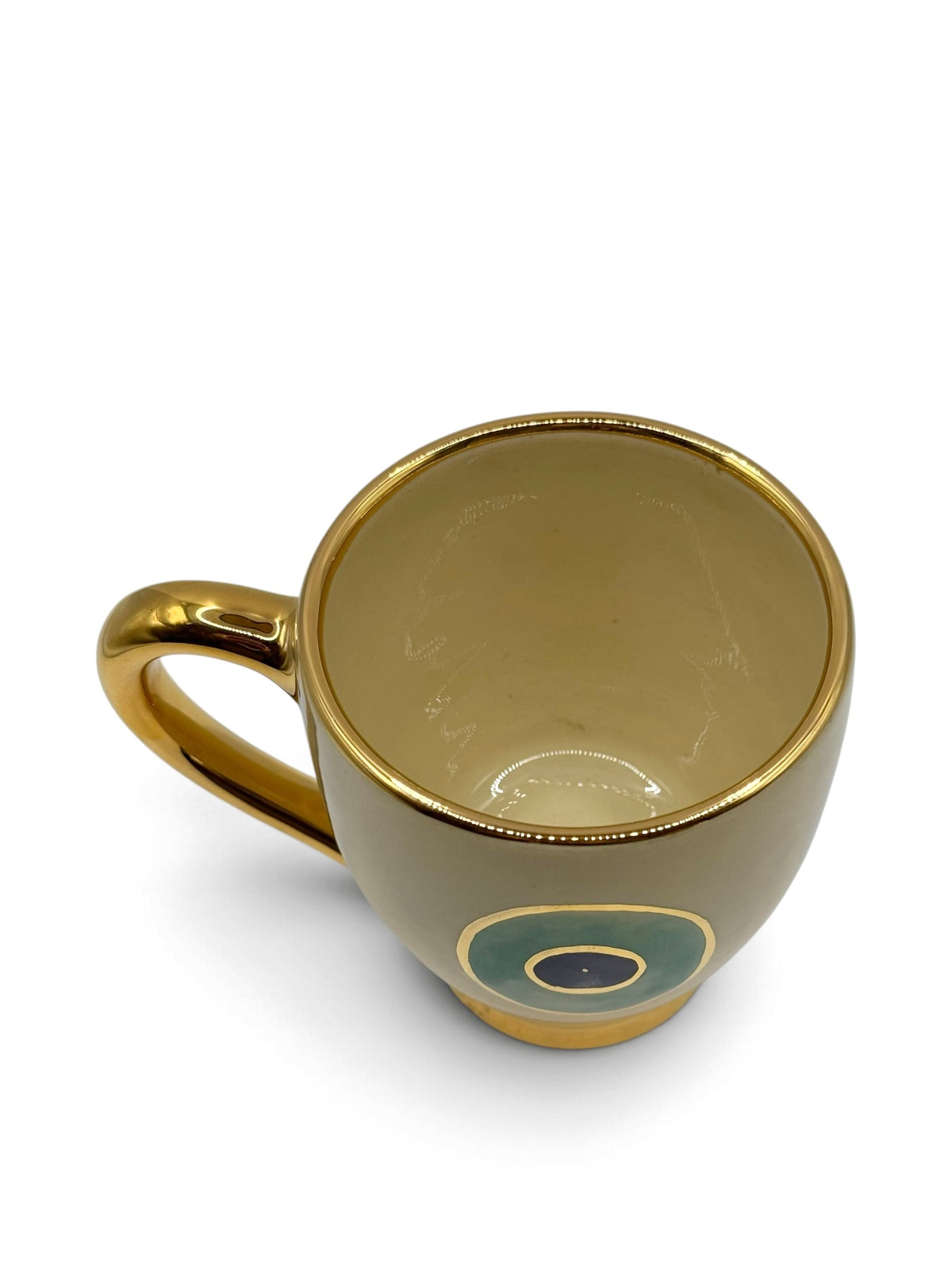 Mug coloré – Œil turquoise
