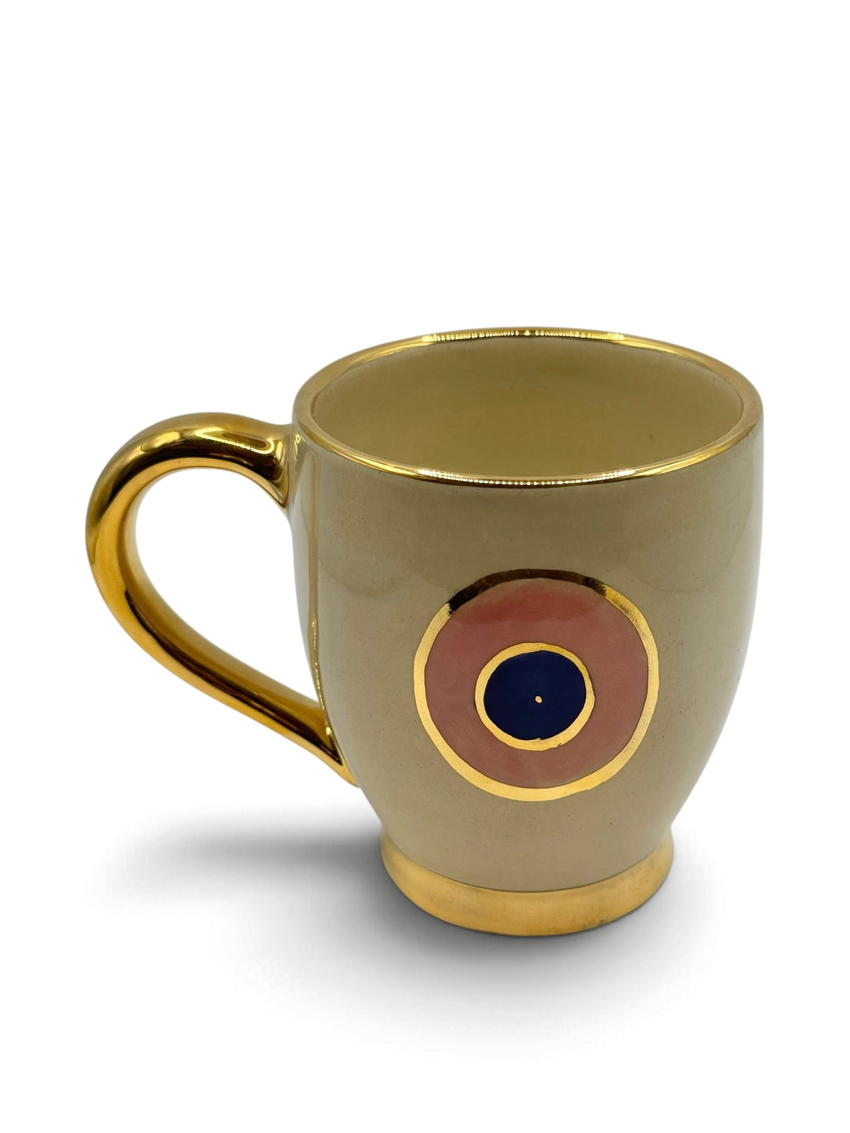 Mug coloré – Œil Rose