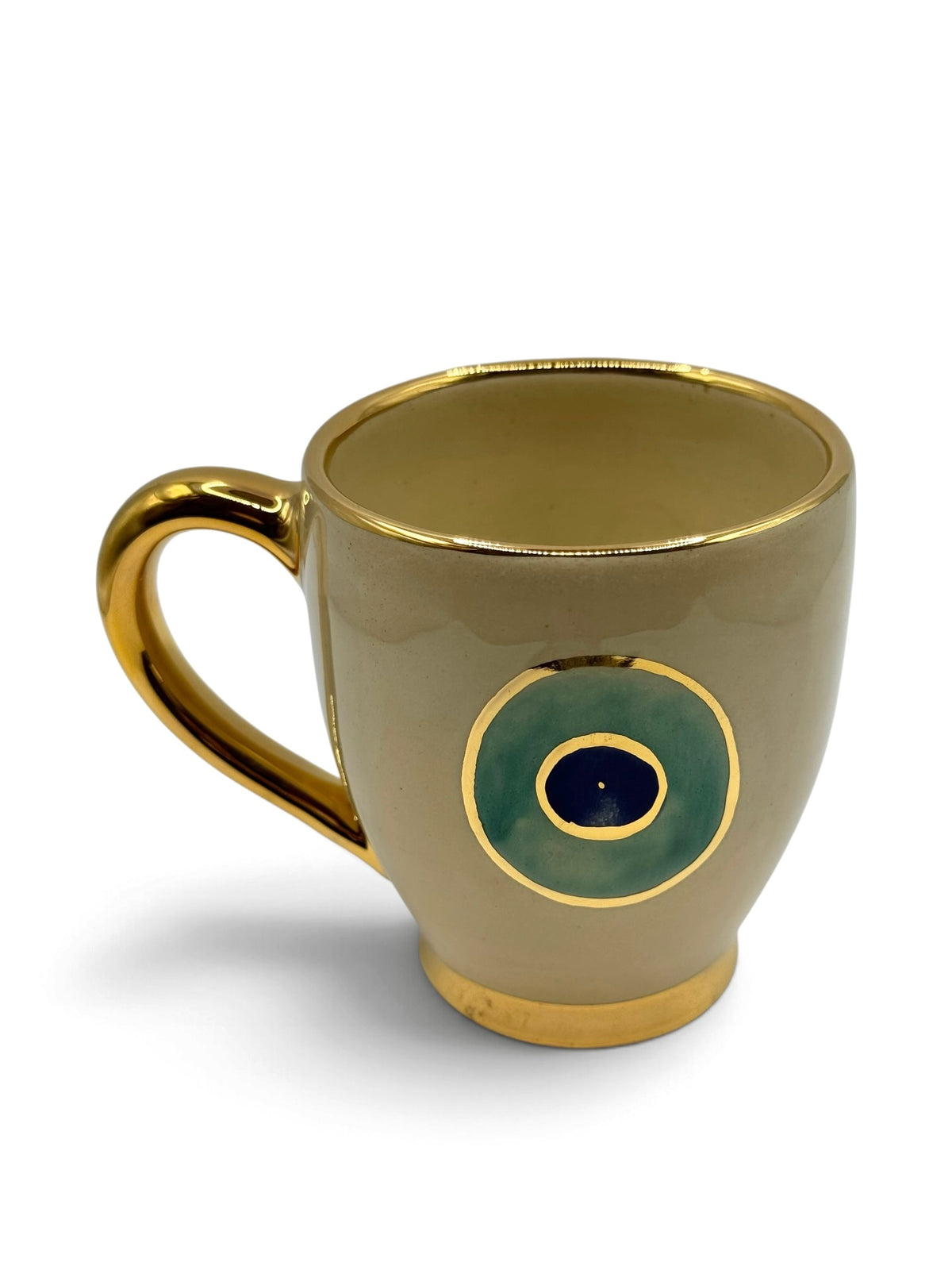 Mug coloré – Œil turquoise