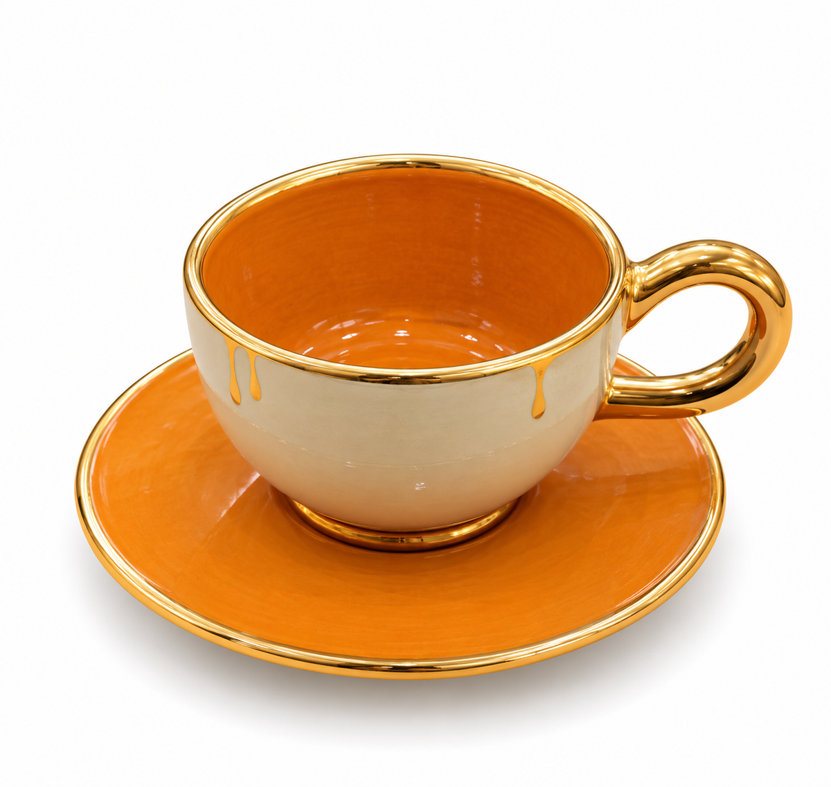 Tasse à café colorée – Orange